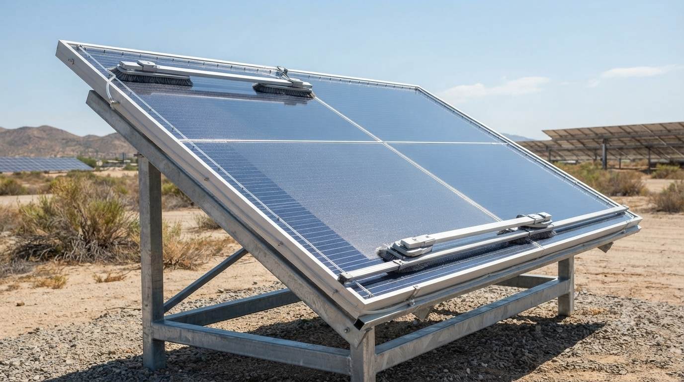 How Self-Cleaning Solar Panels Save Water and Boost Power 1000050742